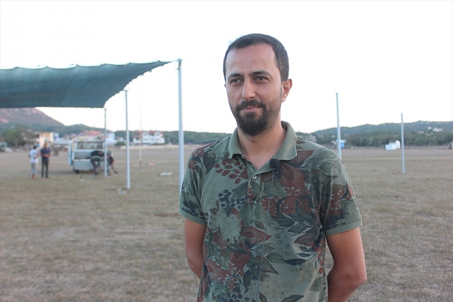 Hatay'a 11 bin 500 metrekarelik ay yıldız figürü inşa ediliyor